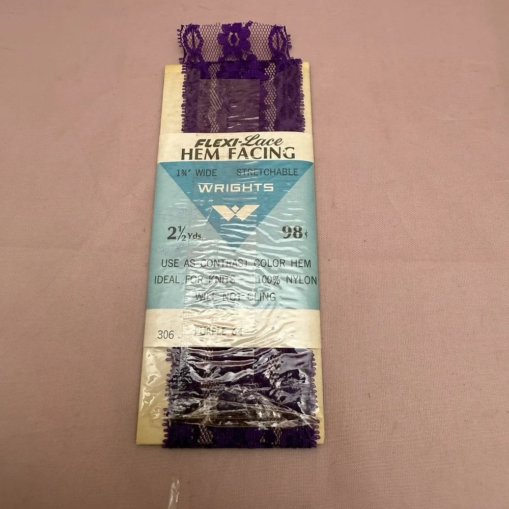 Vintage Sewing Notions Lot 20+ Sealed Bias Tape Rick Rack Lace Trim Hem Facing